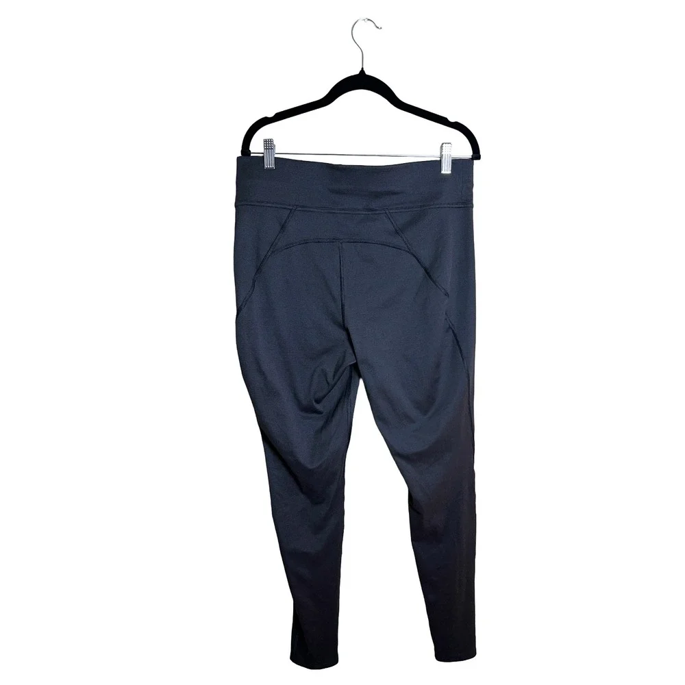 LL Bean Midweight Base Layer Leggings Women's Size L Athleisure Gorpcore
